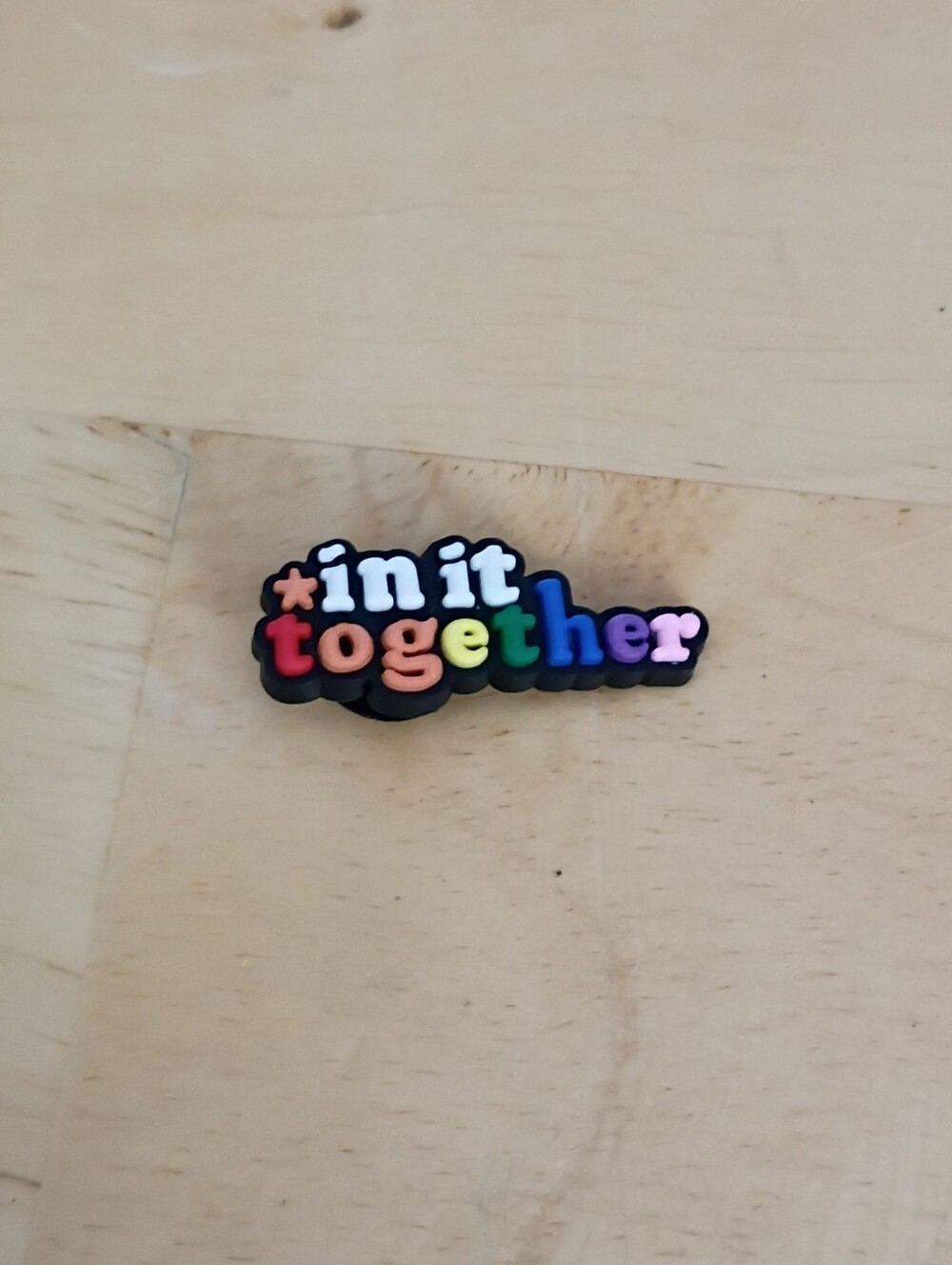 10 for $10 Jibbitz Croc Charms - Pride LGBTQ+ Rainbow 'in it together' 2 - New